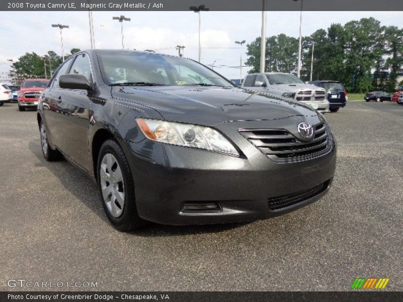 Magnetic Gray Metallic / Ash 2008 Toyota Camry LE