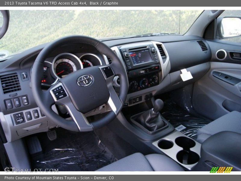 Black / Graphite 2013 Toyota Tacoma V6 TRD Access Cab 4x4
