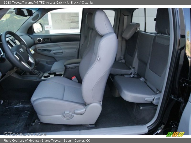 Black / Graphite 2013 Toyota Tacoma V6 TRD Access Cab 4x4