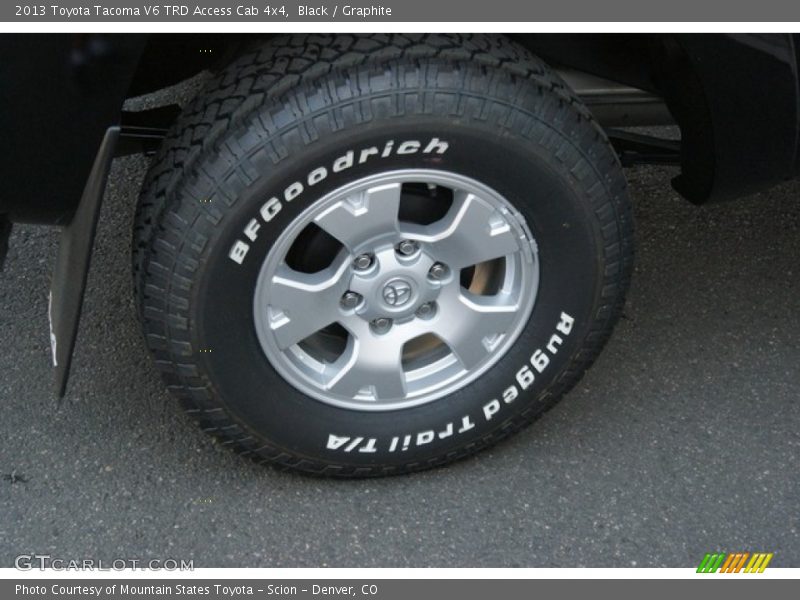Black / Graphite 2013 Toyota Tacoma V6 TRD Access Cab 4x4