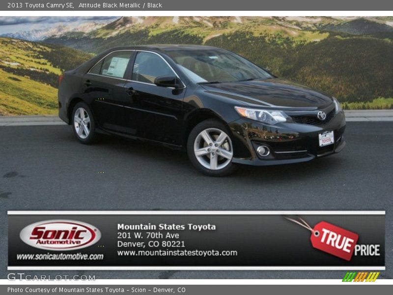 Attitude Black Metallic / Black 2013 Toyota Camry SE