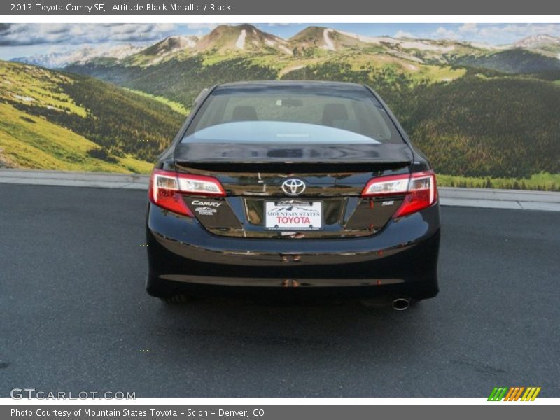 Attitude Black Metallic / Black 2013 Toyota Camry SE