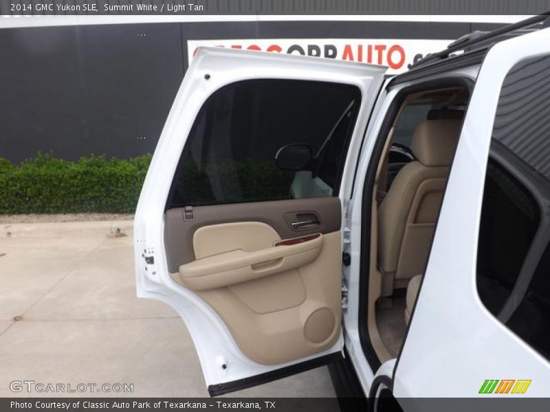 Summit White / Light Tan 2014 GMC Yukon SLE