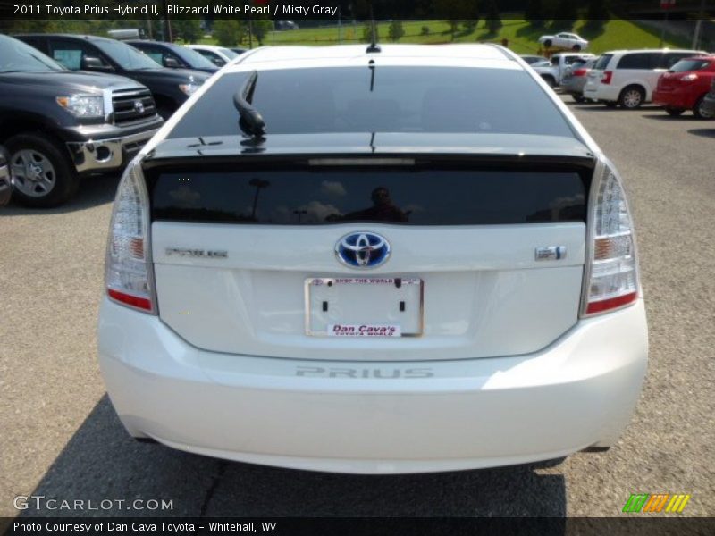Blizzard White Pearl / Misty Gray 2011 Toyota Prius Hybrid II