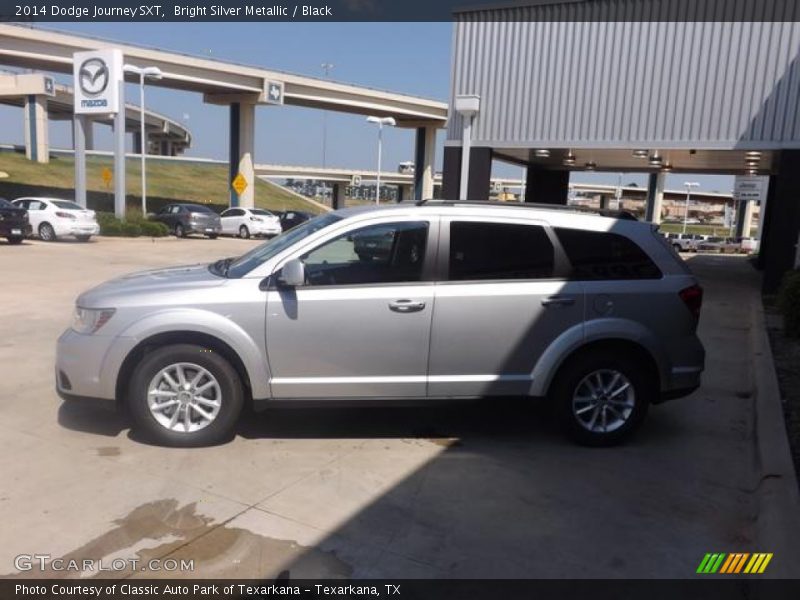 Bright Silver Metallic / Black 2014 Dodge Journey SXT