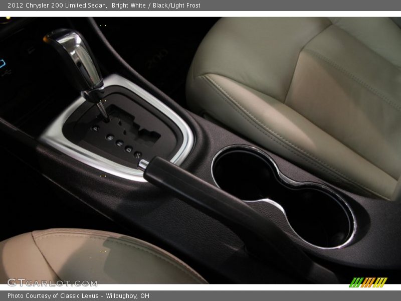 Bright White / Black/Light Frost 2012 Chrysler 200 Limited Sedan