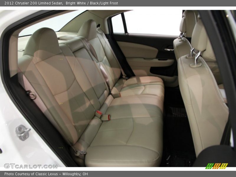 Bright White / Black/Light Frost 2012 Chrysler 200 Limited Sedan