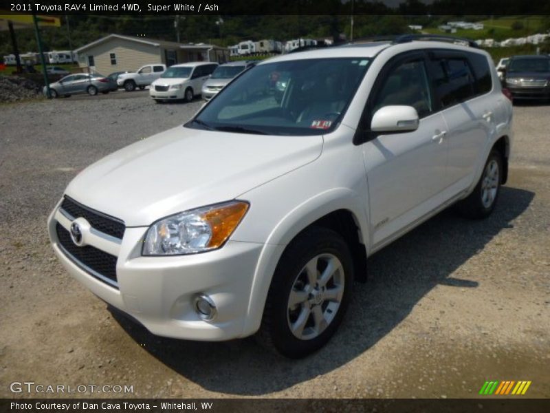 Super White / Ash 2011 Toyota RAV4 Limited 4WD