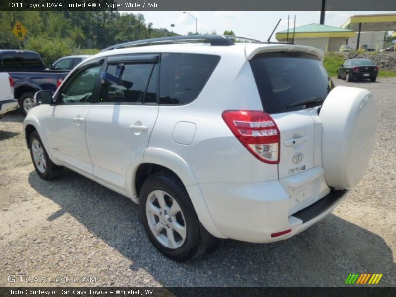 Super White / Ash 2011 Toyota RAV4 Limited 4WD