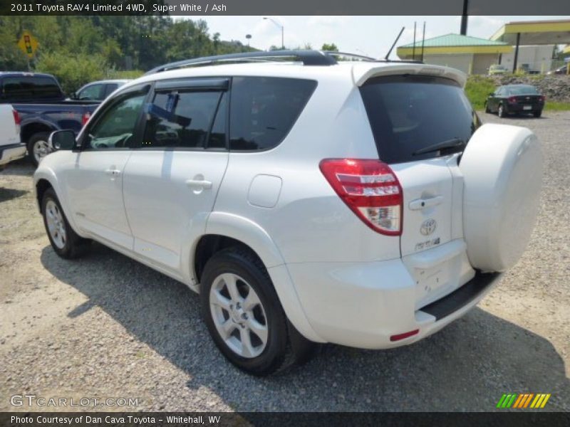 Super White / Ash 2011 Toyota RAV4 Limited 4WD