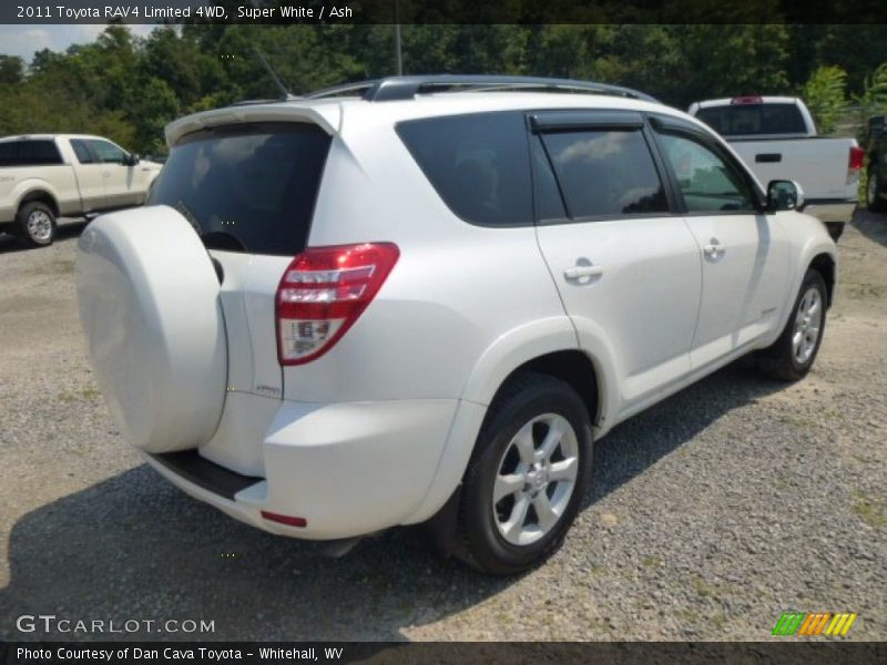 Super White / Ash 2011 Toyota RAV4 Limited 4WD