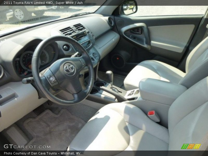 Super White / Ash 2011 Toyota RAV4 Limited 4WD