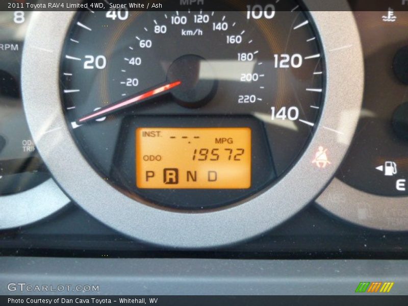 Super White / Ash 2011 Toyota RAV4 Limited 4WD