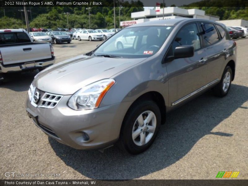 Platinum Graphite / Black 2012 Nissan Rogue S AWD