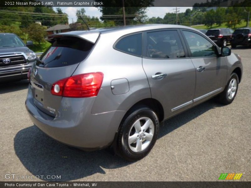 Platinum Graphite / Black 2012 Nissan Rogue S AWD