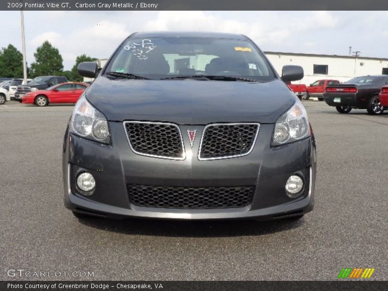 Carbon Gray Metallic / Ebony 2009 Pontiac Vibe GT