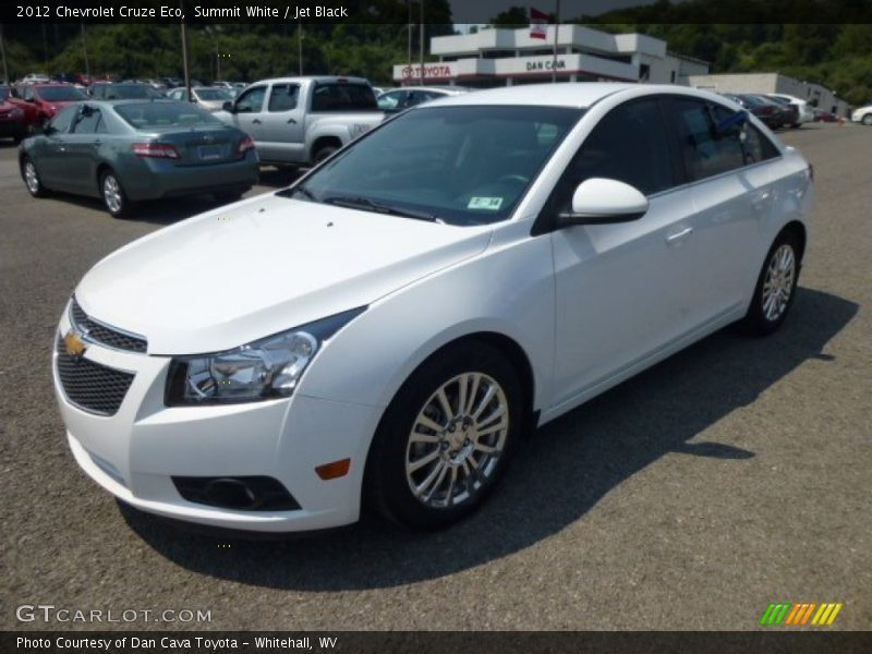 Summit White / Jet Black 2012 Chevrolet Cruze Eco