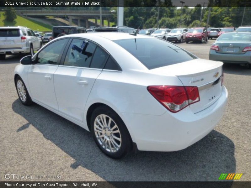 Summit White / Jet Black 2012 Chevrolet Cruze Eco