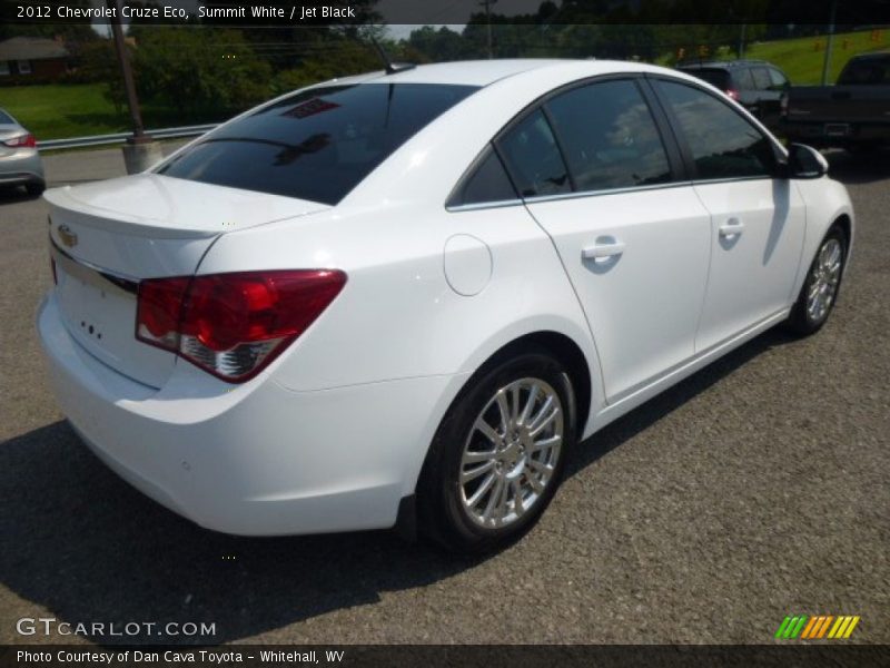 Summit White / Jet Black 2012 Chevrolet Cruze Eco