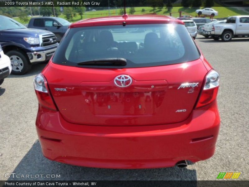 Radiant Red / Ash Gray 2009 Toyota Matrix S AWD