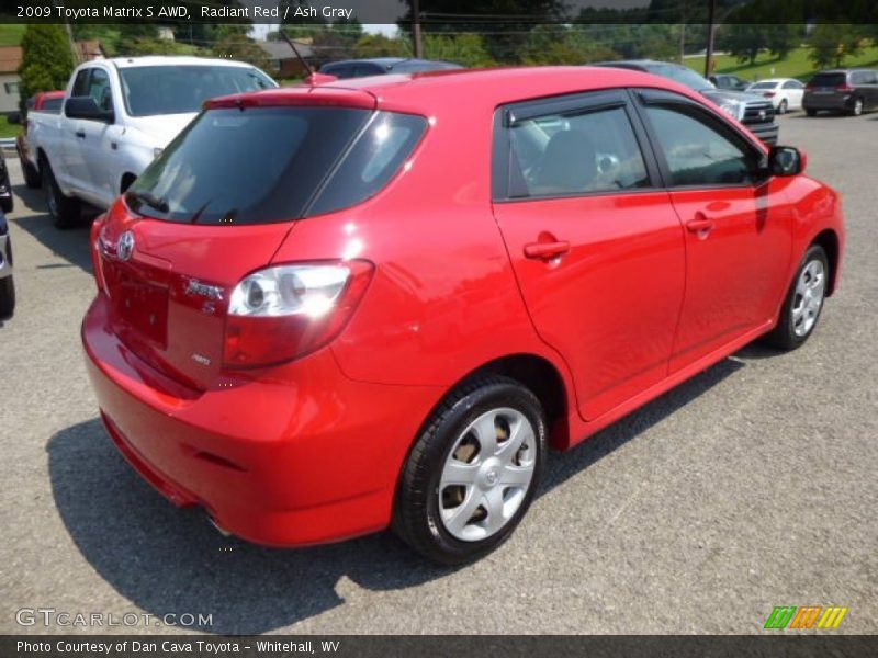 Radiant Red / Ash Gray 2009 Toyota Matrix S AWD