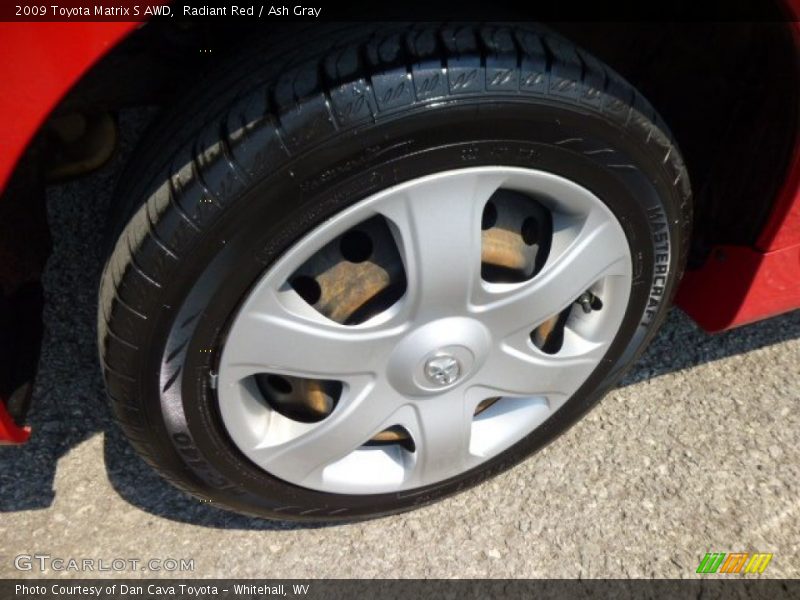 Radiant Red / Ash Gray 2009 Toyota Matrix S AWD