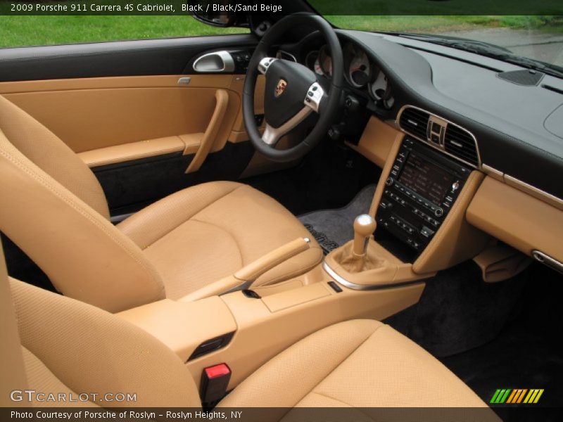  2009 911 Carrera 4S Cabriolet Black/Sand Beige Interior