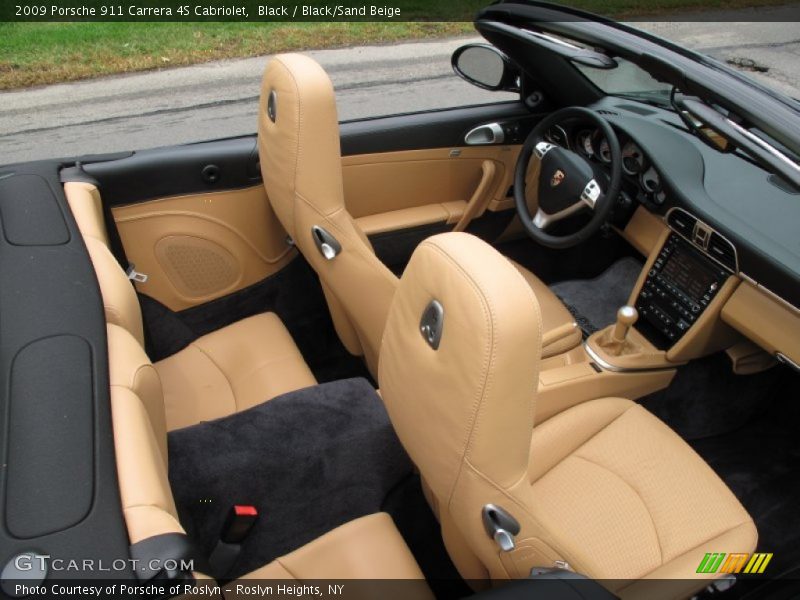  2009 911 Carrera 4S Cabriolet Black/Sand Beige Interior