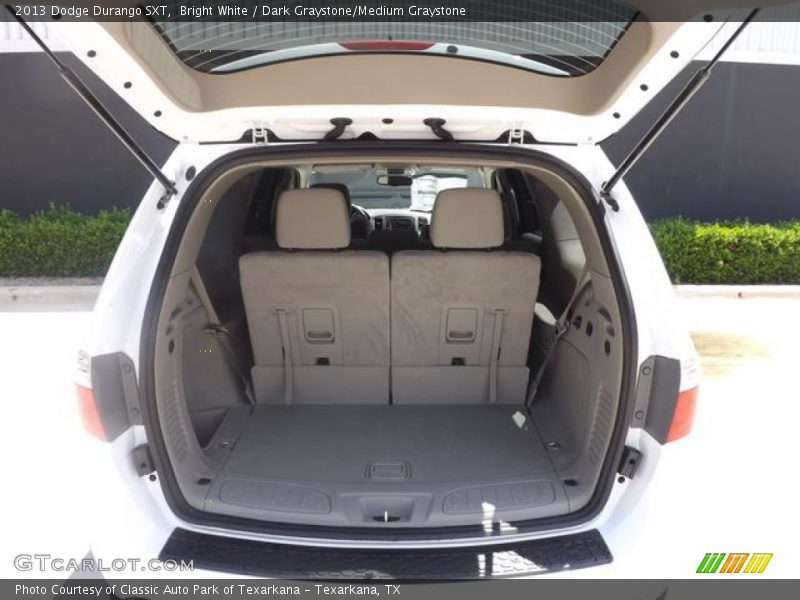 Bright White / Dark Graystone/Medium Graystone 2013 Dodge Durango SXT