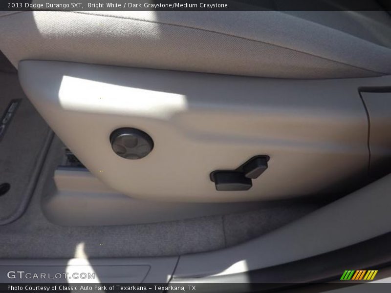 Bright White / Dark Graystone/Medium Graystone 2013 Dodge Durango SXT