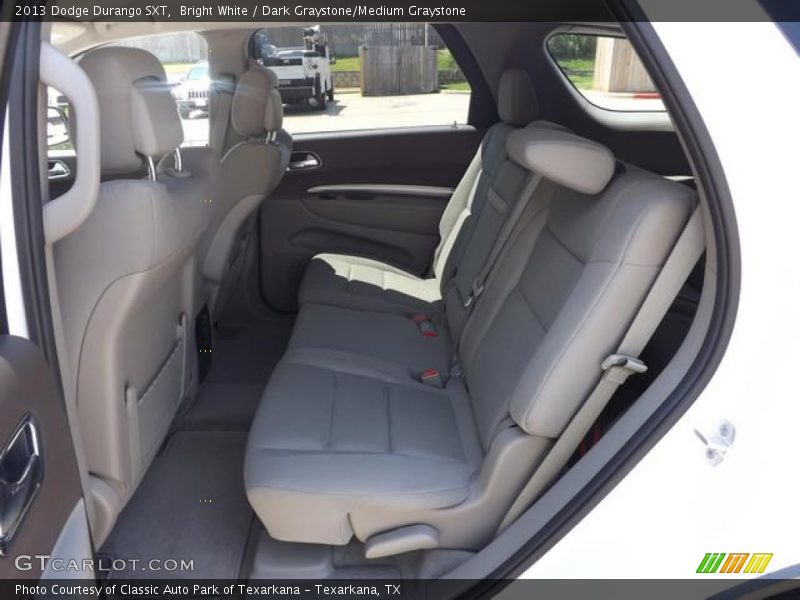 Bright White / Dark Graystone/Medium Graystone 2013 Dodge Durango SXT