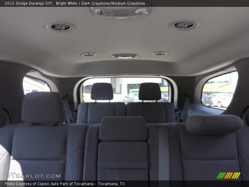 Bright White / Dark Graystone/Medium Graystone 2013 Dodge Durango SXT
