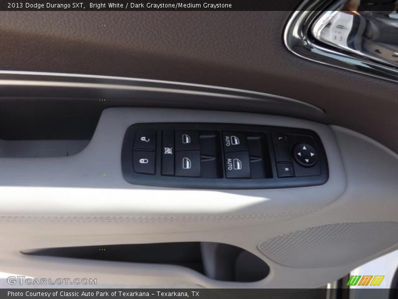 Bright White / Dark Graystone/Medium Graystone 2013 Dodge Durango SXT