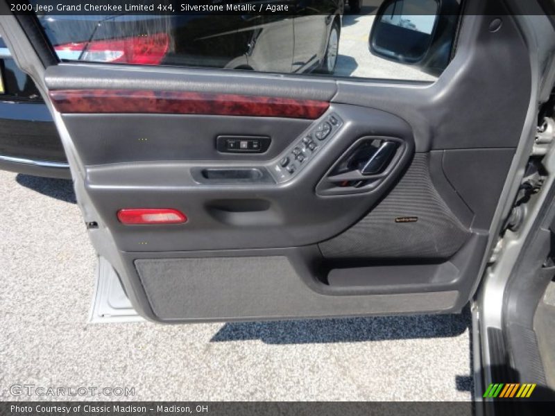 Silverstone Metallic / Agate 2000 Jeep Grand Cherokee Limited 4x4