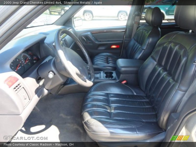 Silverstone Metallic / Agate 2000 Jeep Grand Cherokee Limited 4x4