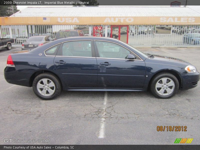 Imperial Blue Metallic / Neutral 2009 Chevrolet Impala LT