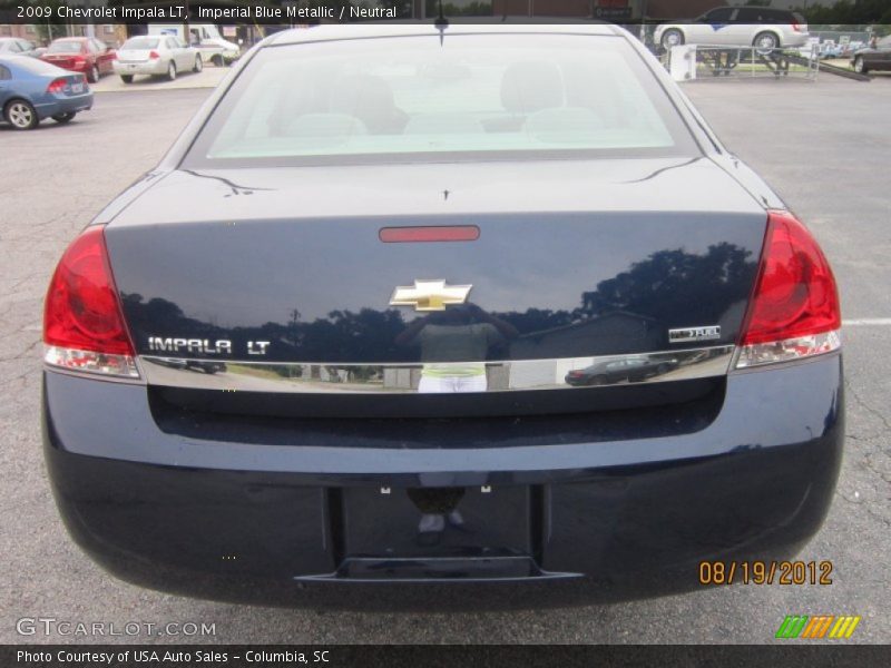 Imperial Blue Metallic / Neutral 2009 Chevrolet Impala LT