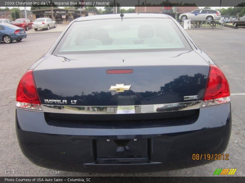 Imperial Blue Metallic / Neutral 2009 Chevrolet Impala LT