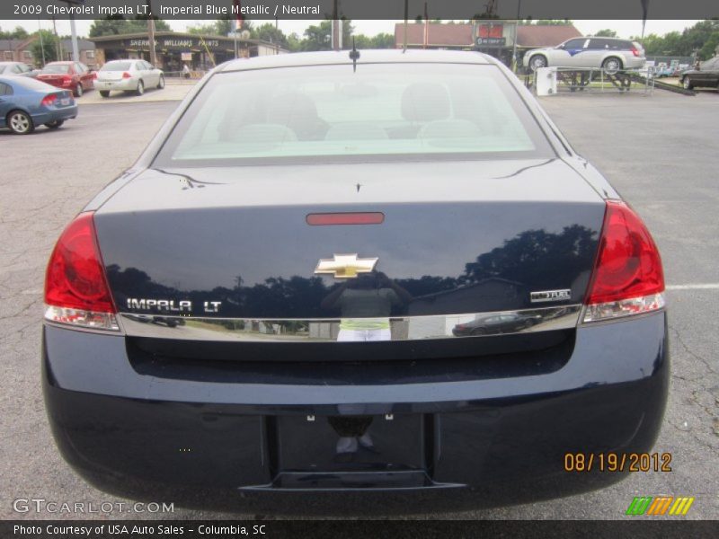 Imperial Blue Metallic / Neutral 2009 Chevrolet Impala LT