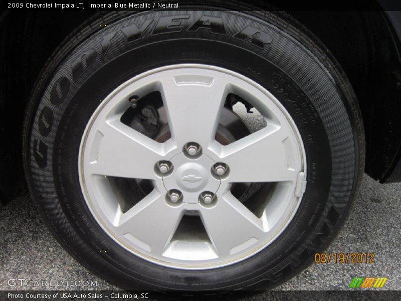 Imperial Blue Metallic / Neutral 2009 Chevrolet Impala LT