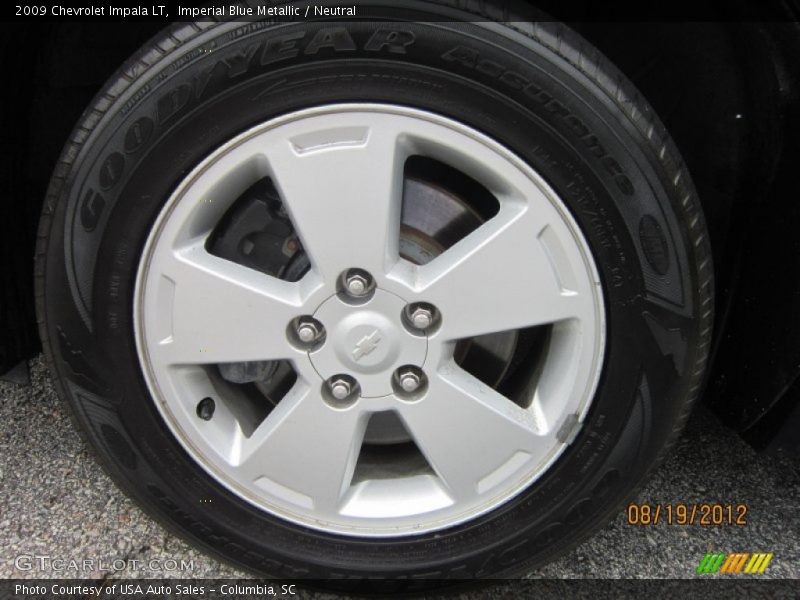 Imperial Blue Metallic / Neutral 2009 Chevrolet Impala LT