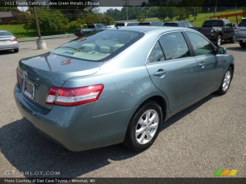 Aloe Green Metallic / Bisque 2011 Toyota Camry LE