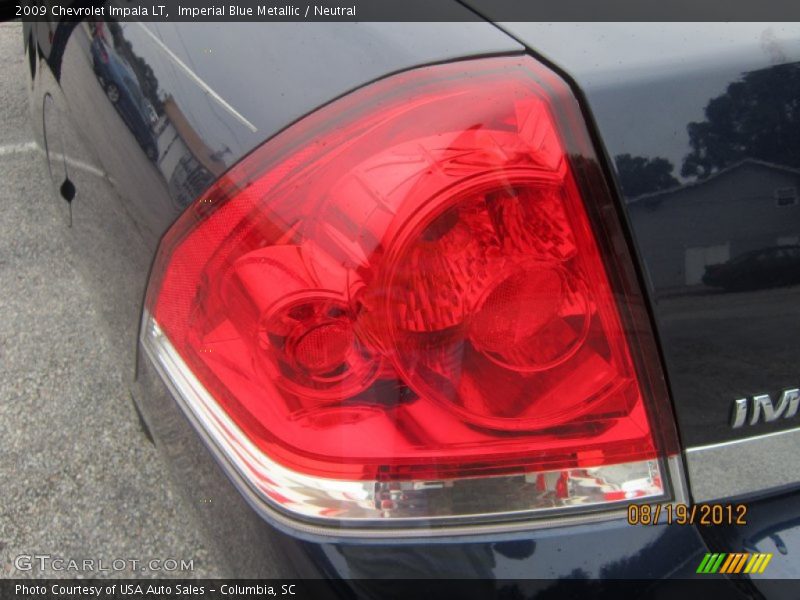 Imperial Blue Metallic / Neutral 2009 Chevrolet Impala LT