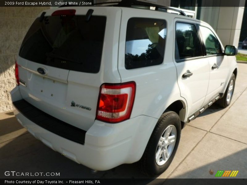 Oxford White / Stone 2009 Ford Escape Hybrid