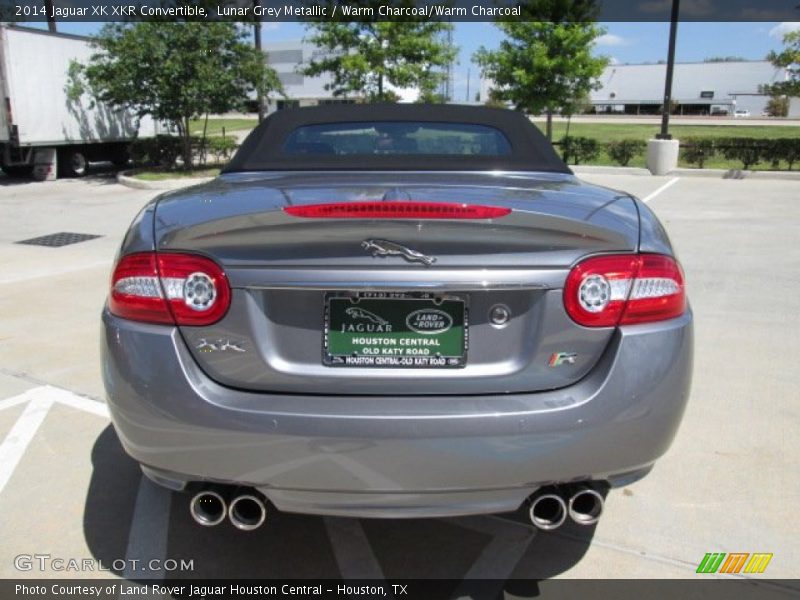 Lunar Grey Metallic / Warm Charcoal/Warm Charcoal 2014 Jaguar XK XKR Convertible