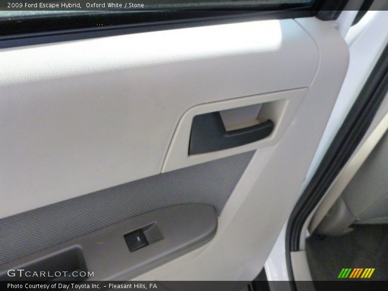 Oxford White / Stone 2009 Ford Escape Hybrid