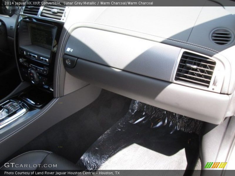 Lunar Grey Metallic / Warm Charcoal/Warm Charcoal 2014 Jaguar XK XKR Convertible
