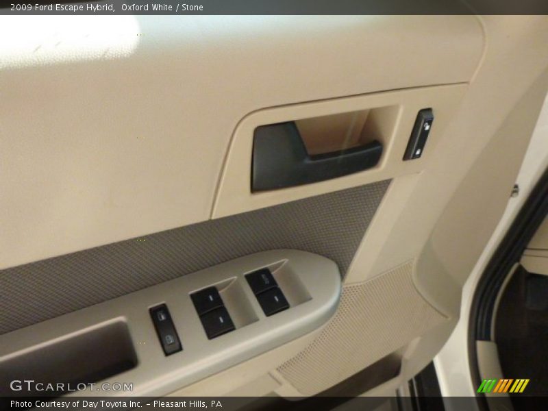 Oxford White / Stone 2009 Ford Escape Hybrid