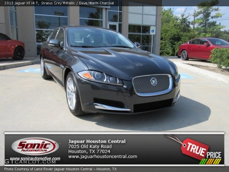 Stratus Grey Metallic / Dove/Warm Charcoal 2013 Jaguar XF I4 T