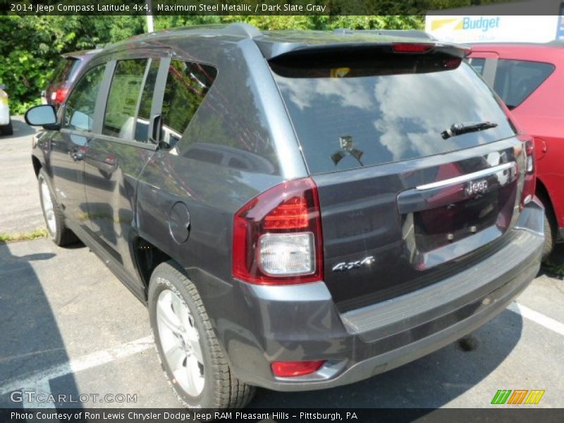 Maximum Steel Metallic / Dark Slate Gray 2014 Jeep Compass Latitude 4x4
